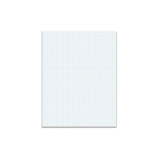 Tops Business Forms TOPS, QUADRILLE PADS, 5 SQ/IN QUADRILLE RULE, 8.5 X 11, WHITE, 50PK 33051 - main